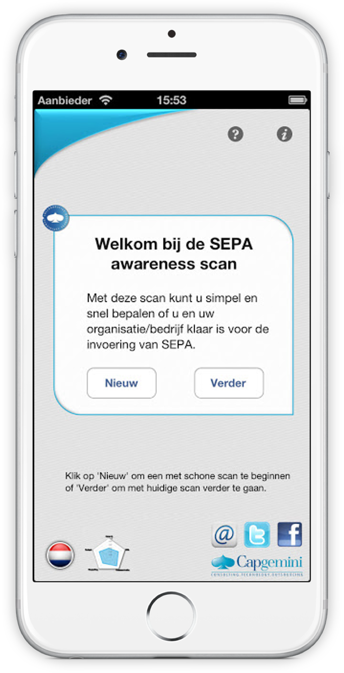 Screenshot of SEPA Awareness