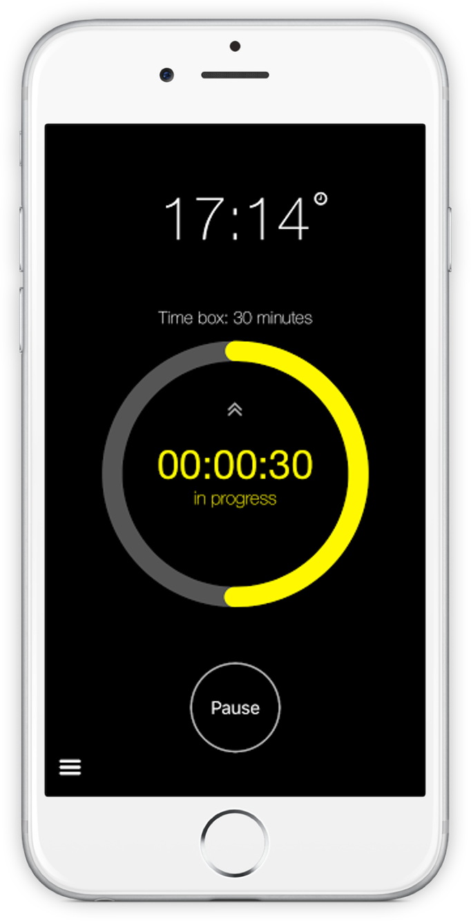 Screenshot of TimeBoxing
