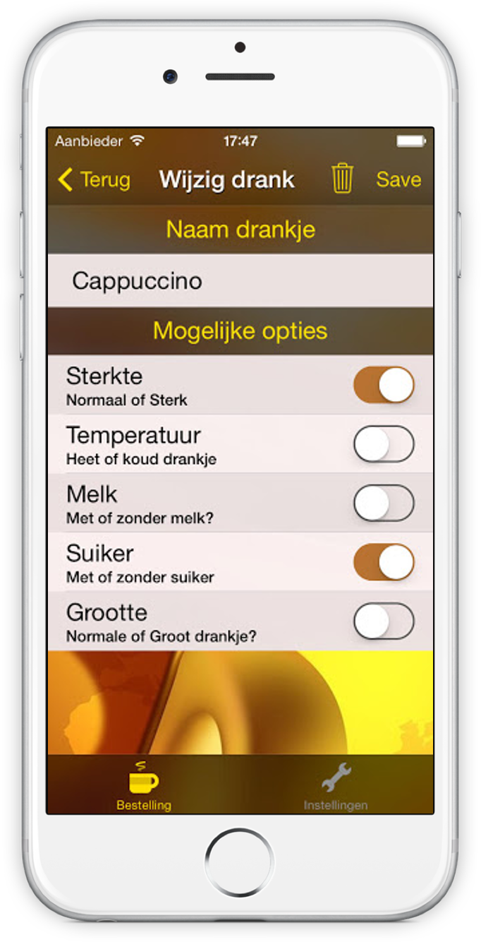Screenshot of Coffee Coach